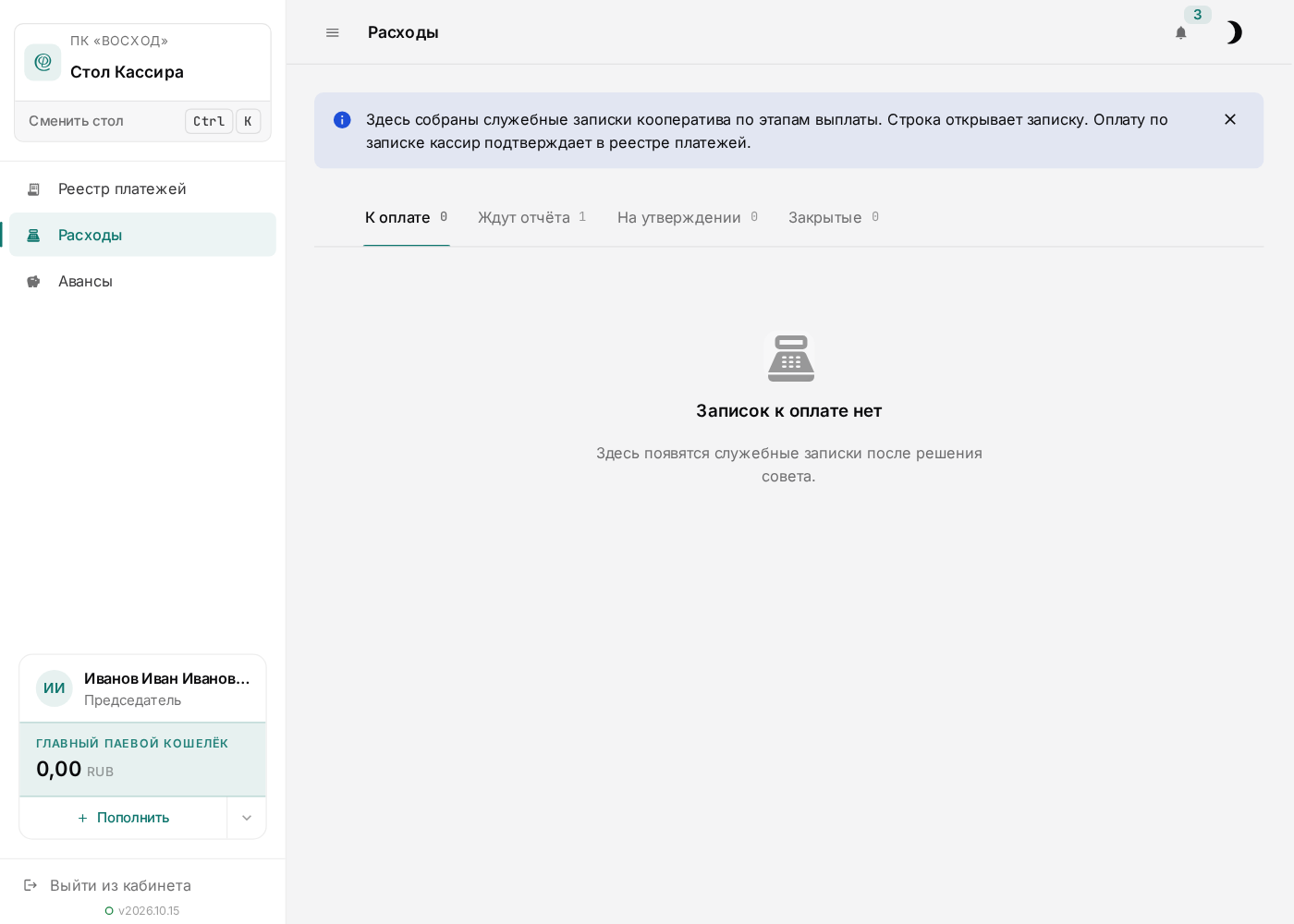 Расходы